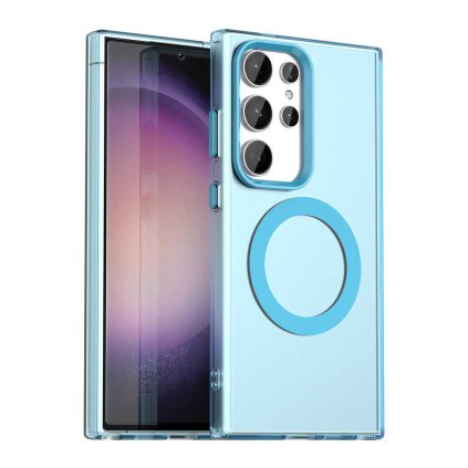 Puzdro Techsuit CandyCase MagSafe pre Samsung Galaxy S24 Ultra modré