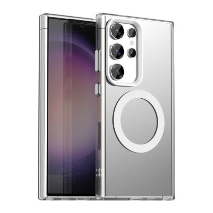 Techsuit CandyCase MagSafe pre Samsung Galaxy S23 Ultra biele puzdro