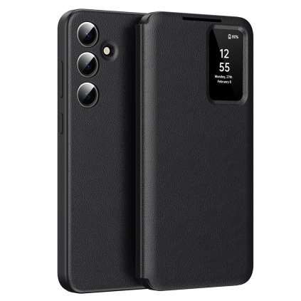 Techsuit SmartView Series pre Samsung Galaxy S25 Plus cierne puzdro