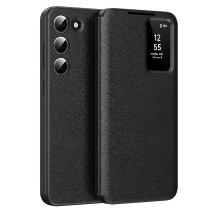 Techsuit SmartView Series pre Samsung Galaxy S23 Plus čierne puzdro