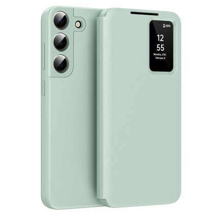 Techsuit SmartView Series pre Samsung Galaxy S22 5G zelené puzdro