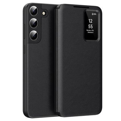 Techsuit SmartView Series pre Samsung Galaxy S22 5G čierne puzdro