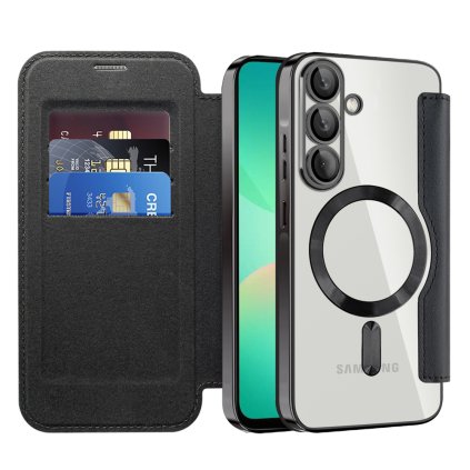 Puzdro na knihu Techsuit SmartMag pre Samsung Galaxy A26 5G čierne