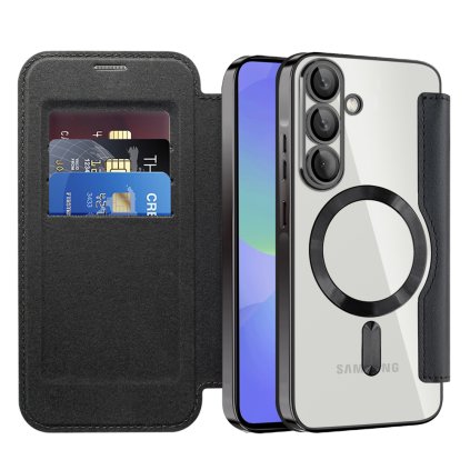 Puzdro na knihu Techsuit SmartMag pre Samsung Galaxy A36 5G čierne