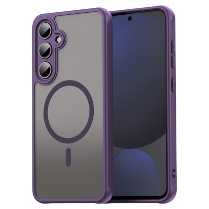 Techsuit HaloFrost II MagSafe pre Samsung Galaxy S24 FE fialové puzdro