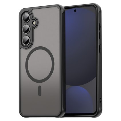 Techsuit HaloFrost II MagSafe pre Samsung Galaxy S24 FE čierne puzdro