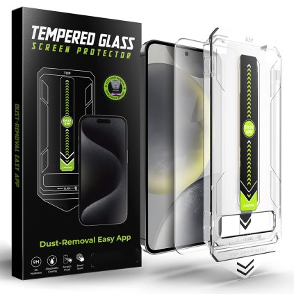 Techsuit TitanGlass CrystalHD pre Samsung Galaxy S25 S24 priehľadné