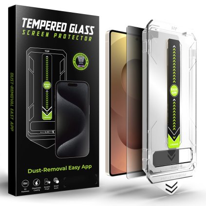 Techsuit TitanGlass CrystalHD pre Samsung Galaxy S25 Ultra Privacy čierna