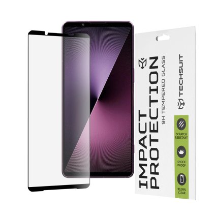 Ochranné sklo Techsuit 111D pre Sony Xperia 1 VII čierne