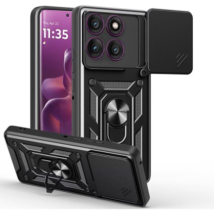 Techsuit CamShield Series puzdro pre Motorola Edge 60 Pro čierne