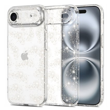 Techsuit SparkleSkin Series iPhone 17 Air priehľadné puzdro