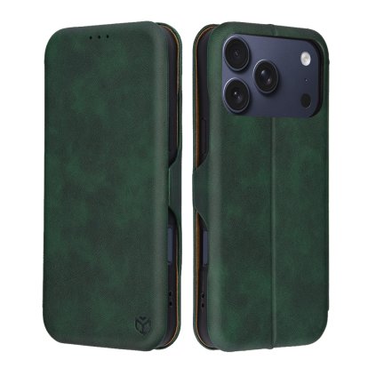 Puzdro Techsuit Safe Wallet Plus pre iPhone 17 Pro zelená