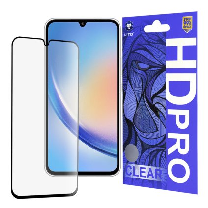 Lito HD Pro Clear puzdro pre Samsung Galaxy A34 5G čierne