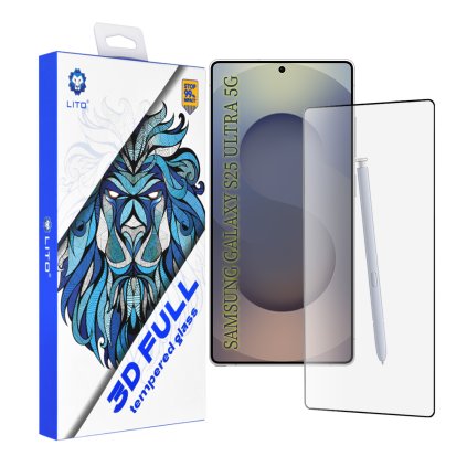 Lito 3D Full Cover pre Samsung Galaxy S25 Ultra čierny