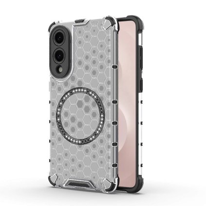 Techsuit HoneyComb Shield MagSafe pre Samsung Galaxy S25 Edge biely