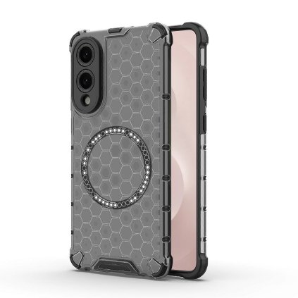 Techsuit HoneyComb Shield MagSafe pre Samsung Galaxy S25 Edge čierne puzdro