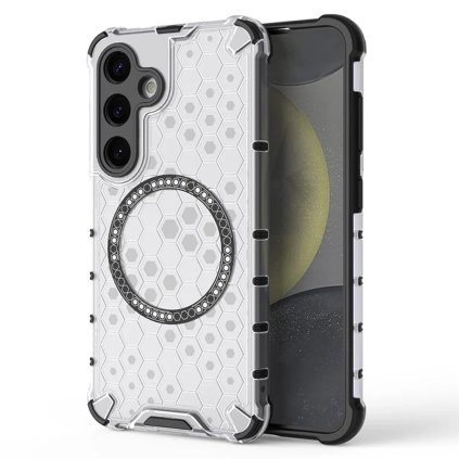 Techsuit HoneyComb Shield MagSafe pre Samsung Galaxy S24 biela