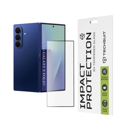 Ochranné sklo na displej Techsuit 111D Samsung Galaxy Z Fold7 čierne