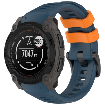 Remienok Techsuit Garmin Instinct E 40mm modrý