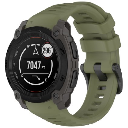 Remienok Techsuit pre Garmin Instinct E 40mm zelený