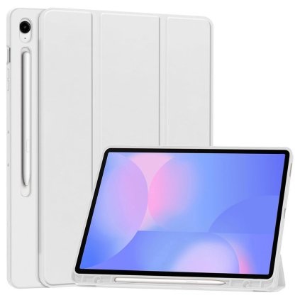 Puzdro Techsuit Flex Trifold s držiakom na ceruzku pre Samsung Galaxy Tab S10 FE Plus sivé