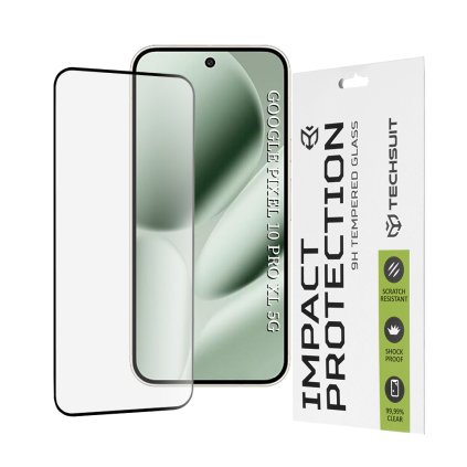 Ochranné sklo Techsuit 111D pre Google Pixel 10 Pro XL čierne