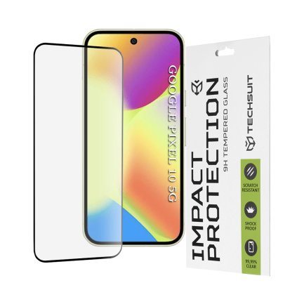 Ochranné sklo Techsuit 111D pre Google Pixel 10 čierne
