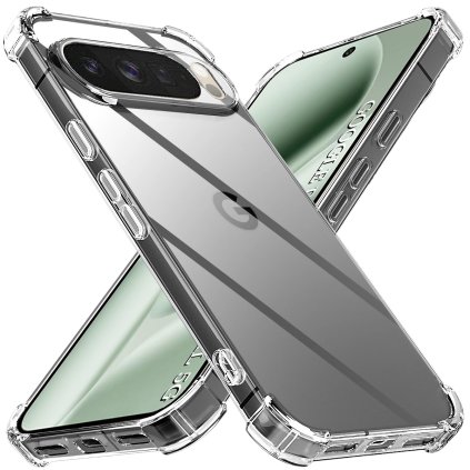Techsuit Shockproof priehľadné silikónové puzdro pre Google Pixel 10 Pro XL priehľadné