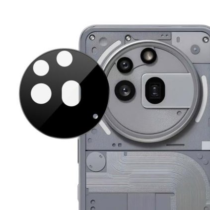 Techsuit ochranné sklo na fotoaparát Nothing Phone 3a Pro čierne