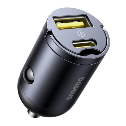 Baseus autonabíjačka Tiny Star Mini USB Type C 30W s vstavanou rukoväťou čierna