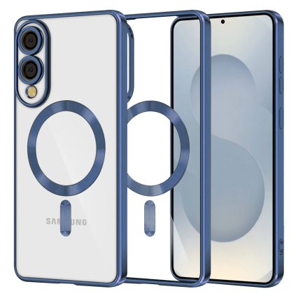 Techsuit Luxury Crystal MagSafe pre Samsung Galaxy S25 Edge v tmavomodrej