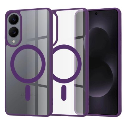 Techsuit MagSafe Pro pre Samsung Galaxy S25 Edge fialové puzdro