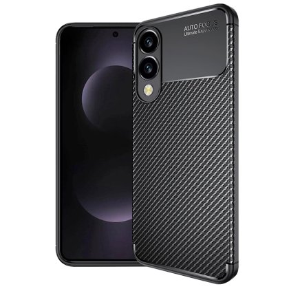 Techsuit CarbonFiber pre Samsung Galaxy S25 Edge cierny