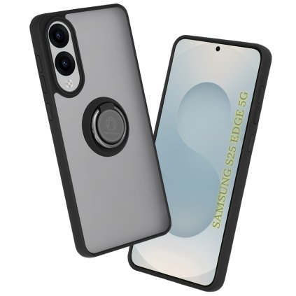 Puzdro Techsuit Glinth pre Samsung Galaxy S25 Edge čierne