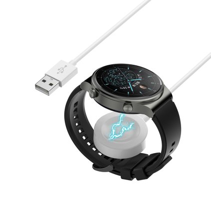 Techsuit SmartWatch bezdrôtový nabíjací kábel pre Huawei biely