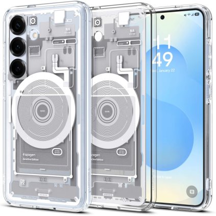 Spigen Ultra Hybrid Zero One MagSafe pre Samsung Galaxy S25 biele puzdro