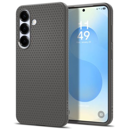 Spigen Liquid Air Samsung Galaxy S25 Plus mramorovo sivé puzdro