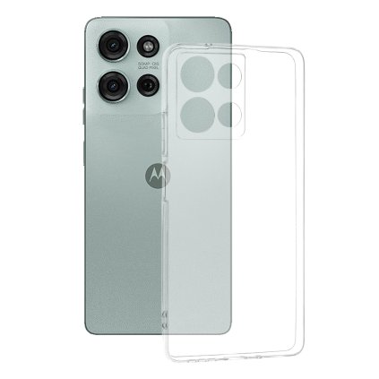 Techsuit silikónové puzdro Motorola Moto G75 priehľadné