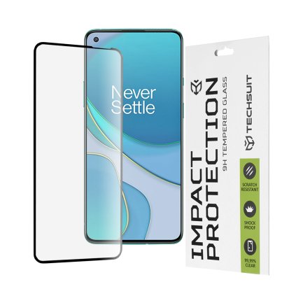 Ochranné sklo Techsuit 111D pre OnePlus 8T čierne