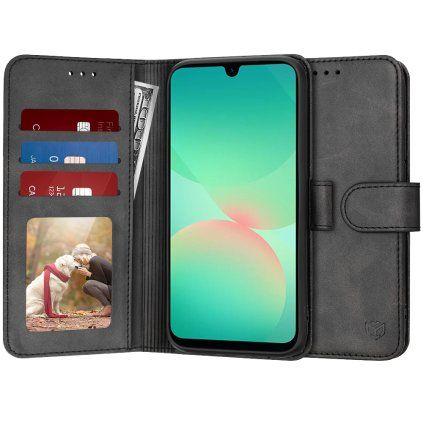 Techsuit Diary Book pre Samsung Galaxy A26 5G cierna