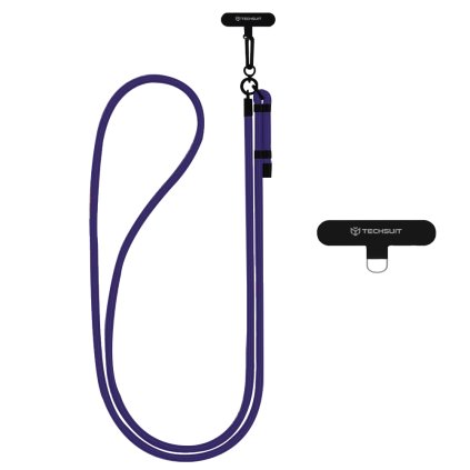 Techsuit Puzdro Rope Crossbody Strap RCS1 71 pre telefóny karabína nylon búrková noc