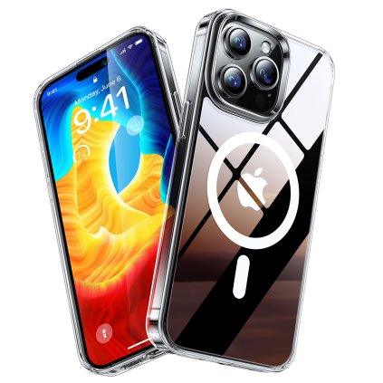 Torras Diamond Magsafe Series iPhone 15 Pro Max priehľadné puzdro