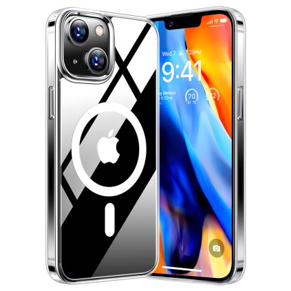 Torras Diamond MagSafe Series iPhone 15 priehľadné puzdro