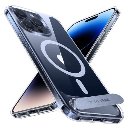 Torras Puzdro Pstand MagSafe pre iPhone 15 Pro Max priehľadné