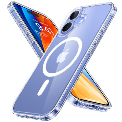 Torras Diamond MagSafe Series iPhone 16 Plus priehľadné puzdro