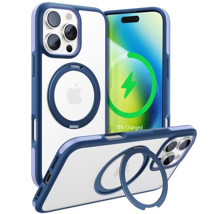 Torras Ostand R Fusion MagSafe Series iPhone 16 Pro Max námornícka modrá