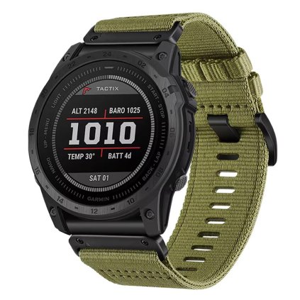Techsuit puzdro remienok QuickFit 26mm pre Garmin Fenix zelená Dew