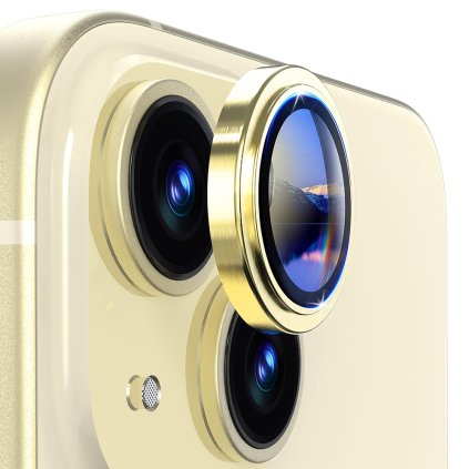 Ochranné sklo na fotoaparát Lito S+ iPhone 14 iPhone 14 Plus žltá