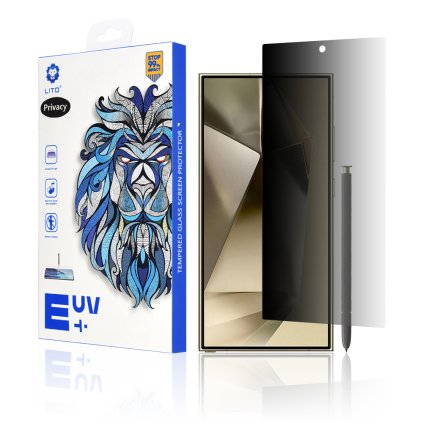 Ochranné sklo Lito 3D UV pre Samsung Galaxy S24 Ultra Privacy