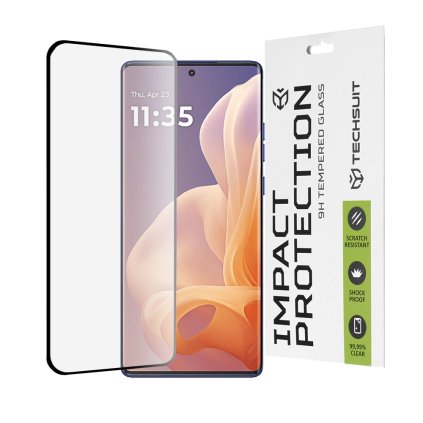 Ochranné sklo Techsuit 111D pre Motorola Moto G85 čierne